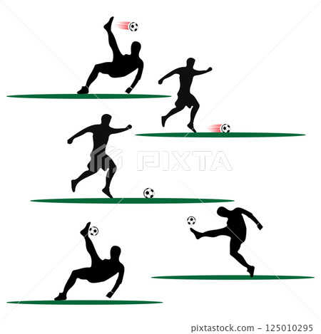 person kicking ball icon vector illustration symbol design person kicking ball icon vector illustration symbol design 125010295