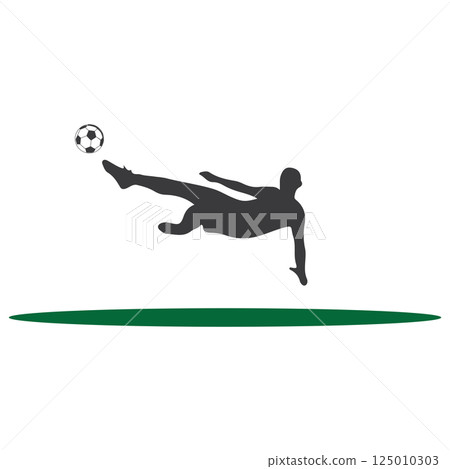 person kicking ball icon vector illustration symbol design person kicking ball icon vector illustration symbol design 125010303