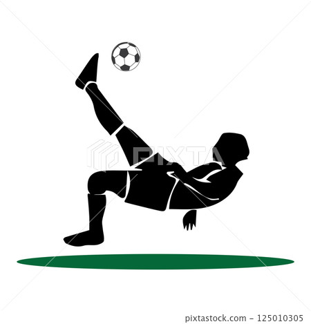 person kicking ball icon vector illustration symbol design person kicking ball icon vector illustration symbol design 125010305