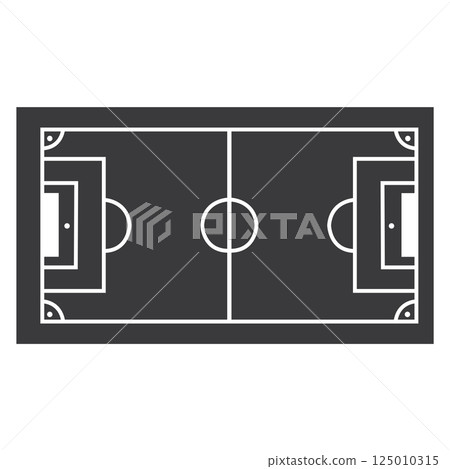 football field icon vectors symbol illustration design template 125010315