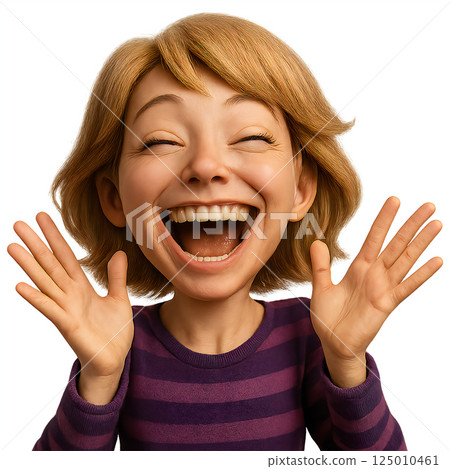 A woman who couldn't be happier 125010461