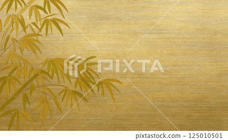 竹金屏風，日式圖案，日式圖像背景，插畫素材 125010501