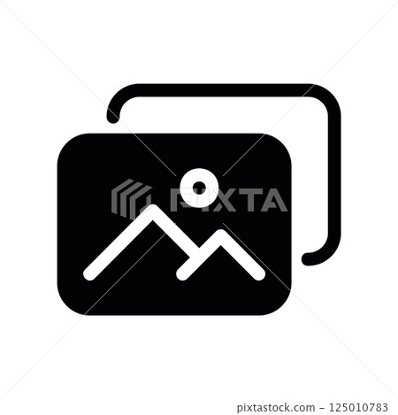 Monochromatic Video Camera Silhouette Monochromatic Video Camera Silhouette 125010783