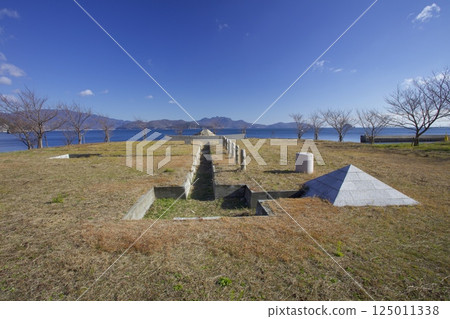 Ruins on the beach near Inoshikagaki in Shodoshima, Nagasaki 125011338