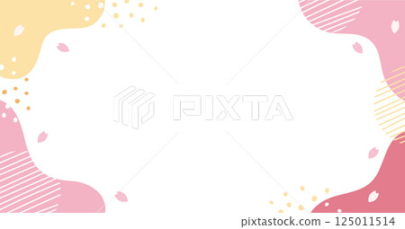 春天主題的時尚相框 125011514