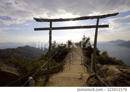 Shodoshima - "Kose no Kasaneiwa" and torii gate 125011579