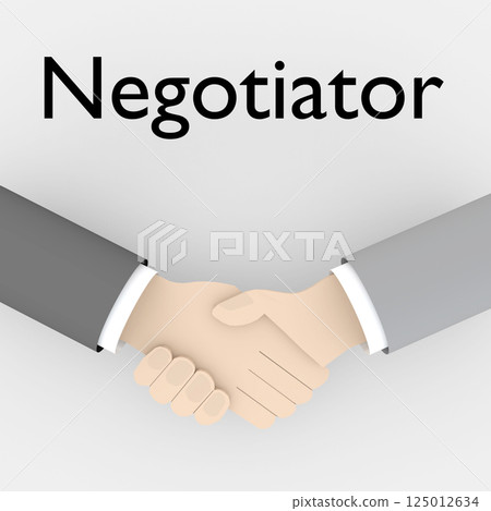 Negotiator - interpersonal concept 125012634