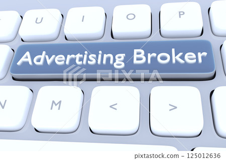 Advertising Broker concept 125012636
