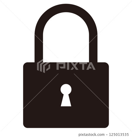 搖滾圖示插圖黑色 125013535