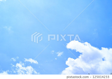 Blue sky and cloud image Blue sky and cloud image 125014233