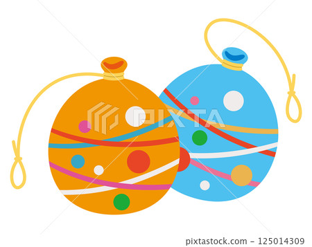 Yoyo balloon illustration Yoyo balloon illustration 125014309