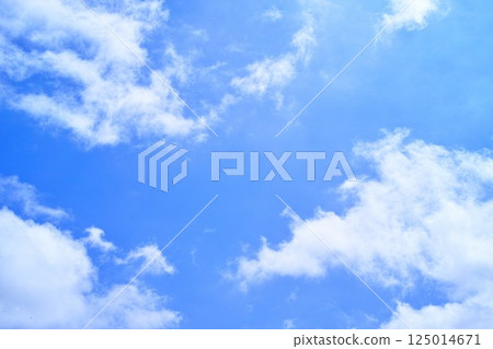 Blue sky and cloud image 125014671