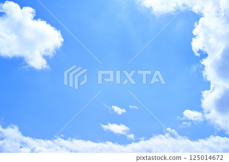 Blue sky and cloud image 125014672