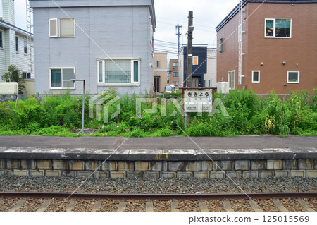 JR Hokkaido, Hakodate Main Line, local train window view from Hakodate Station to Onuma Station (cloudy sky in summer 2023) JR Hokkaido, Hakodate Main Line, local train window view from Hakodate Station to Onuma Station (cloudy sky in summer 2023) 125015569