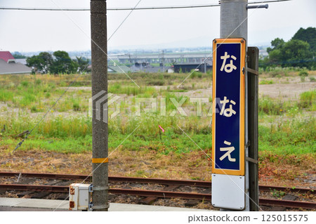 JR Hokkaido, Hakodate Main Line, local train window view from Hakodate Station to Onuma Station (cloudy sky in summer 2023) JR Hokkaido, Hakodate Main Line, local train window view from Hakodate Station to Onuma Station (cloudy sky in summer 2023) 125015575