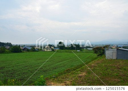 JR Hokkaido, Hakodate Main Line, local train window view from Hakodate Station to Onuma Station (cloudy sky in summer 2023) JR Hokkaido, Hakodate Main Line, local train window view from Hakodate Station to Onuma Station (cloudy sky in summer 2023) 125015576