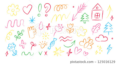 Cacharol doodle collection featuring colorful sketches and playful designs 125016129