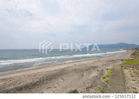 Scenery of the road from Hakodate Airport to Hakodate Station in Hokkaido 125017112