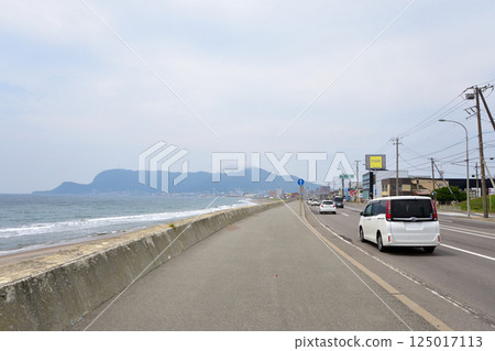 北海道函館機場至函館站的路景 125017113