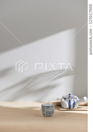 Morning Light and Natural Shadows in a Minimal Living Space. 125017608