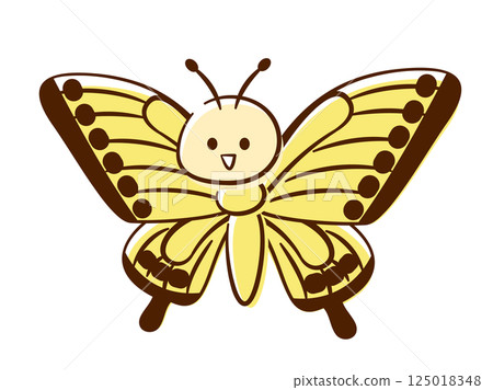 Insect_handwritten_swallowtail butterfly 125018348