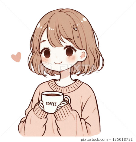 一個女人喝茶 125018751