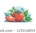 Herbs and tomatoes 125018859