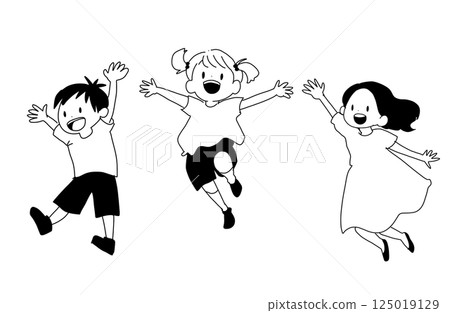 Children to jump 125019129
