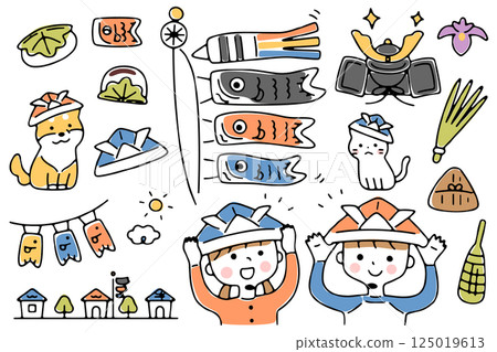 兒童節插圖集① 125019613