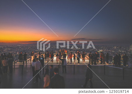 City View From Modern Observation Deck Shibuya Dec 4 2024 125019714
