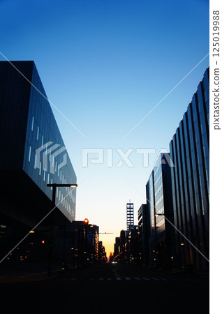 傍晚的札幌市 傍晚的札幌市 125019988