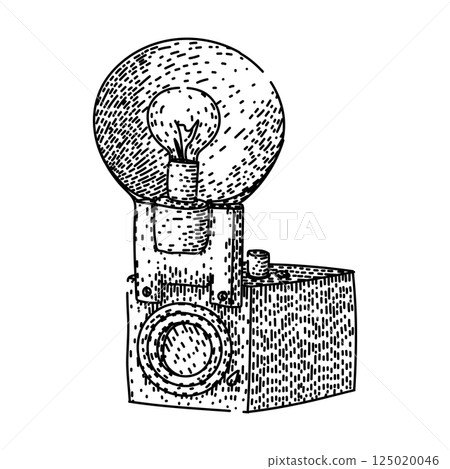 antique vintage camera sketch hand drawn vector antique vintage camera sketch hand drawn vector 125020046