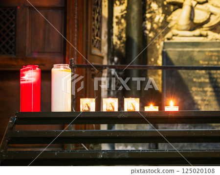 教堂，蠟燭，祈禱圖像，聖日耳曼德佩教堂 125020108