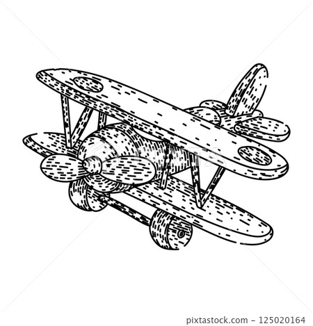 remote model airplane sketch hand drawn vector remote model airplane sketch hand drawn vector 125020164