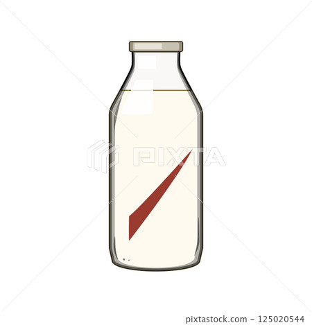 recyclable vintage milk bottle cartoon vector illustration recyclable vintage milk bottle cartoon vector illustration 125020544