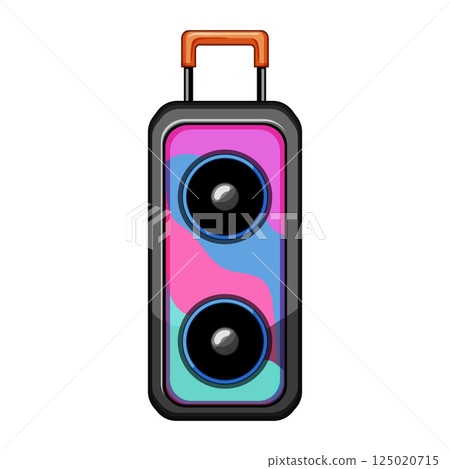 acoustics speaker music cartoon vector illustration acoustics speaker music cartoon vector illustration 125020715