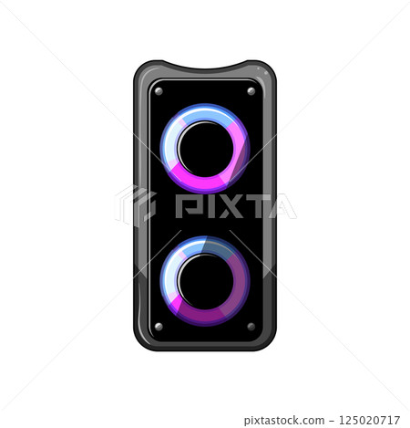pitch speaker music cartoon vector illustration 125020717