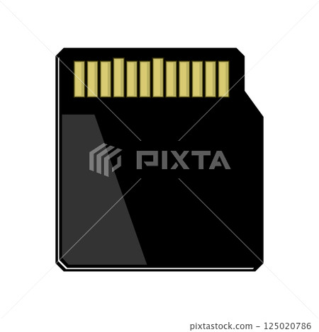 gigabyte minisd card cartoon vector illustration gigabyte minisd card cartoon vector illustration 125020786