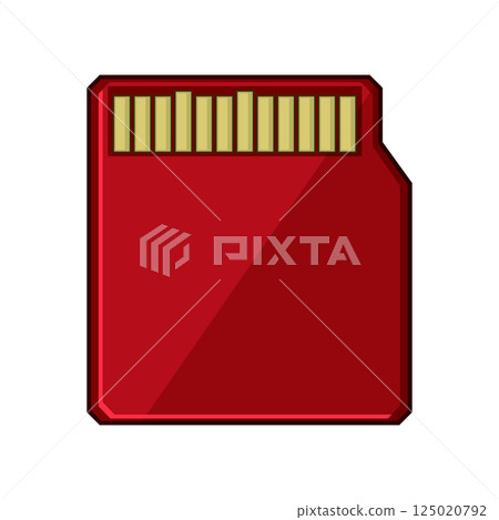 class minisd card cartoon vector illustration class minisd card cartoon vector illustration 125020792