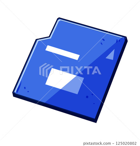 speed minisd card cartoon vector illustration 125020802