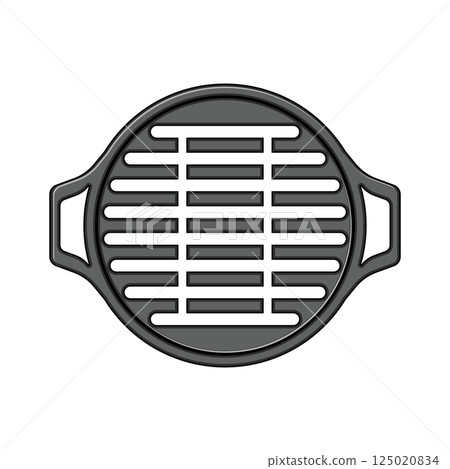 cooking grill rack cartoon vector illustration 125020834