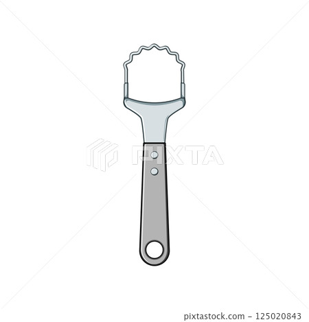 manual coconut scraper tool cartoon vector illustration manual coconut scraper tool cartoon vector illustration 125020843