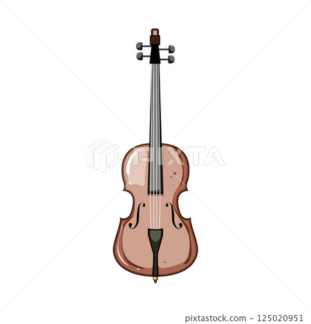 neck cello cartoon vector illustration neck cello cartoon vector illustration 125020951