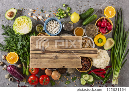 Large set of balanced nutrition products 125021164