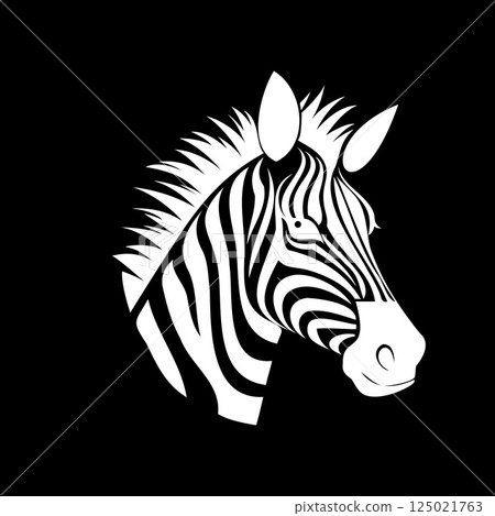 Zebra head 125021763