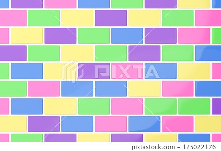Background material_tile_brick_colorful Background material_tile_brick_colorful 125022176