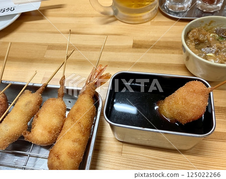 Assorted skewers: Osaka's specialty skewers Assorted skewers: Osaka's specialty skewers 125022266