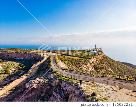 Mesa Roldan lighthouse, Cabo de Gata, Spain Mesa Roldan lighthouse, Cabo de Gata, Spain 125022281