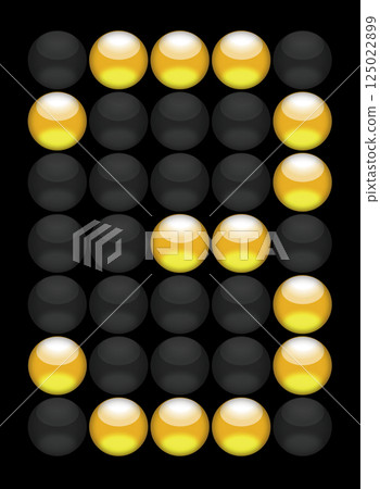 Electric signboard style numbers 3 125022899