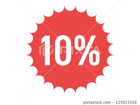 10% 平面圖示插圖 125023108